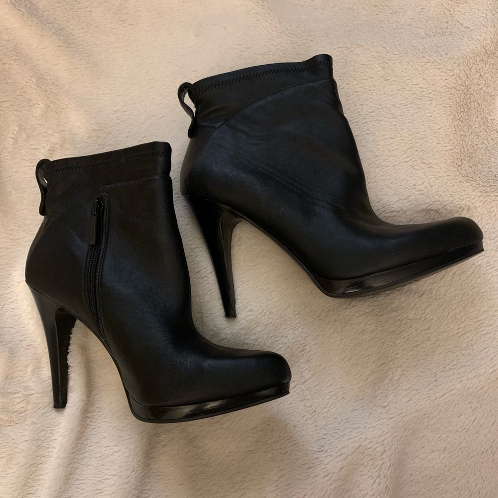 Nine West Leather Ankle Boots